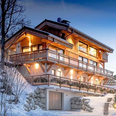 Superior Chalet With Hot Tub & Sauna Villa Combloux Exterior photo